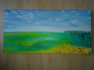 Paesaggio, Oil on canvas, 2013